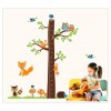 Tree and Animals Growth Chart Wall Sticker